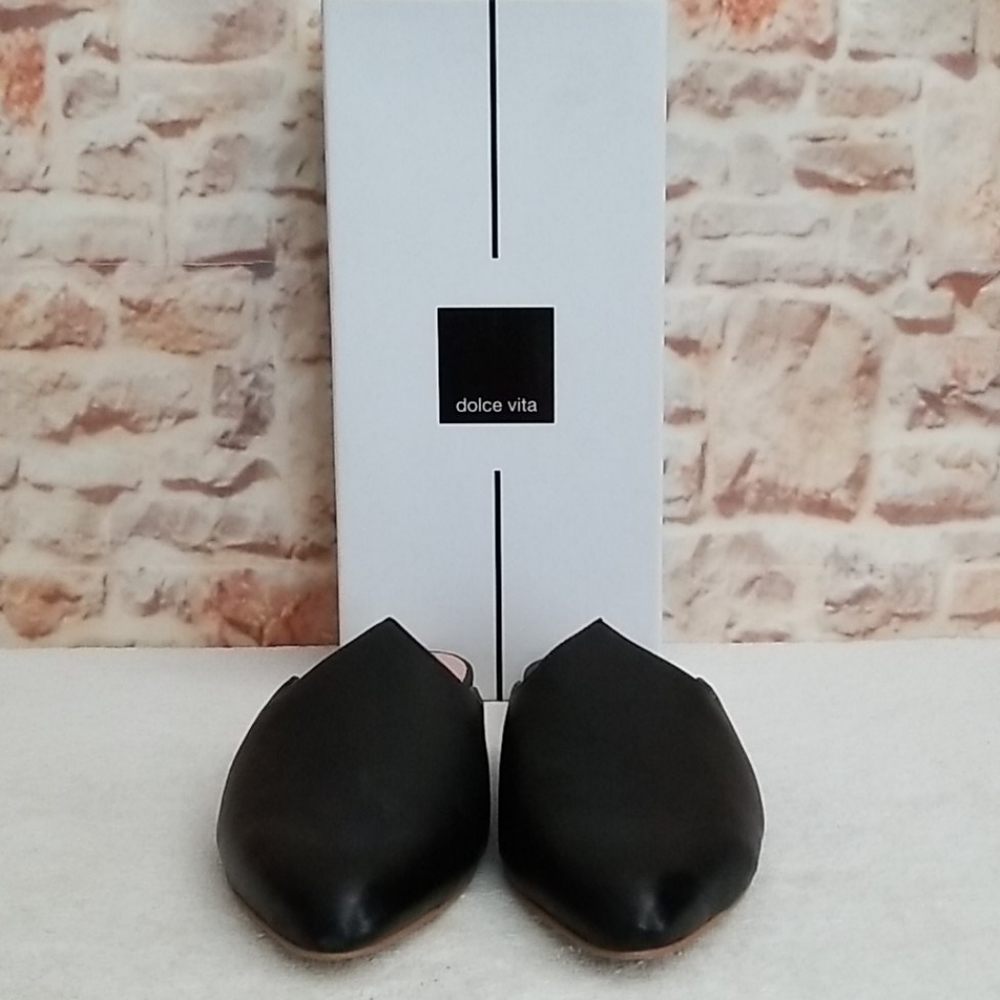 New Dolce Vita Marco Leather Mules - Picture 2 of 8